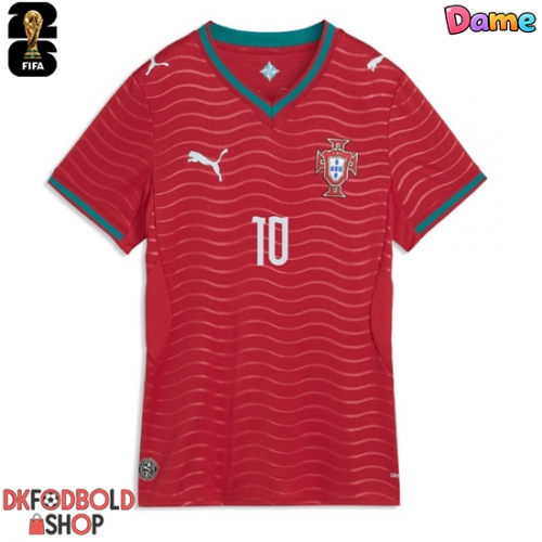 Portugal Bernardo Silva #10 Hjemmebanetrøje Dame VM 2026 Kort ærmer